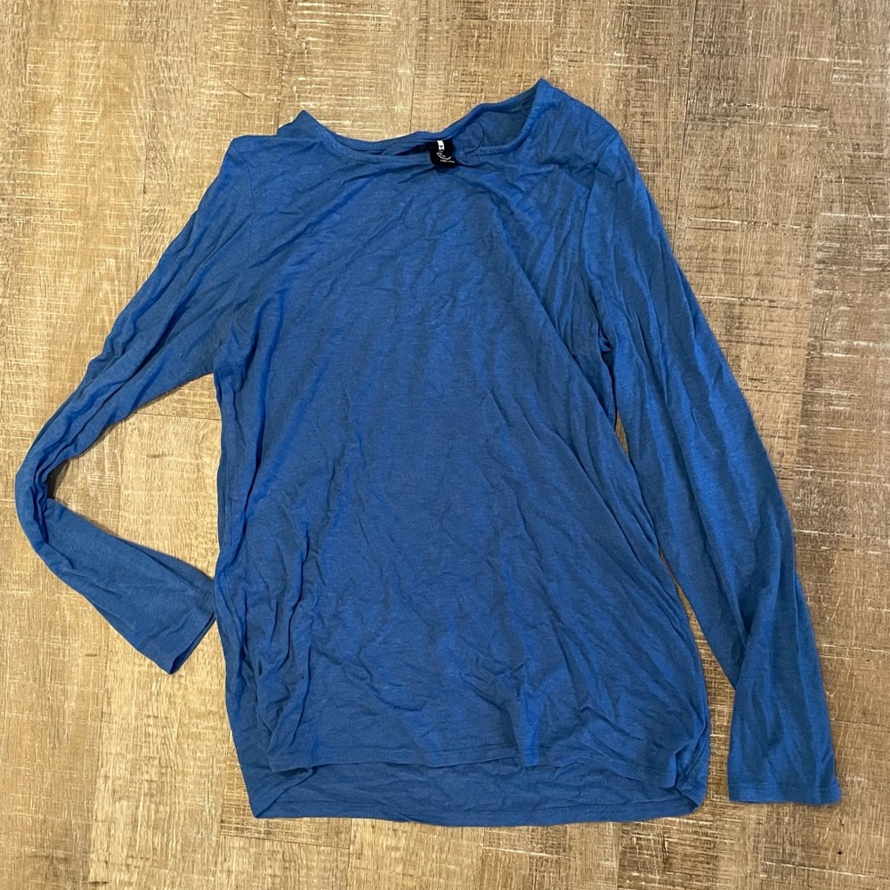 Agnes and Dora blue fitted long sleeve